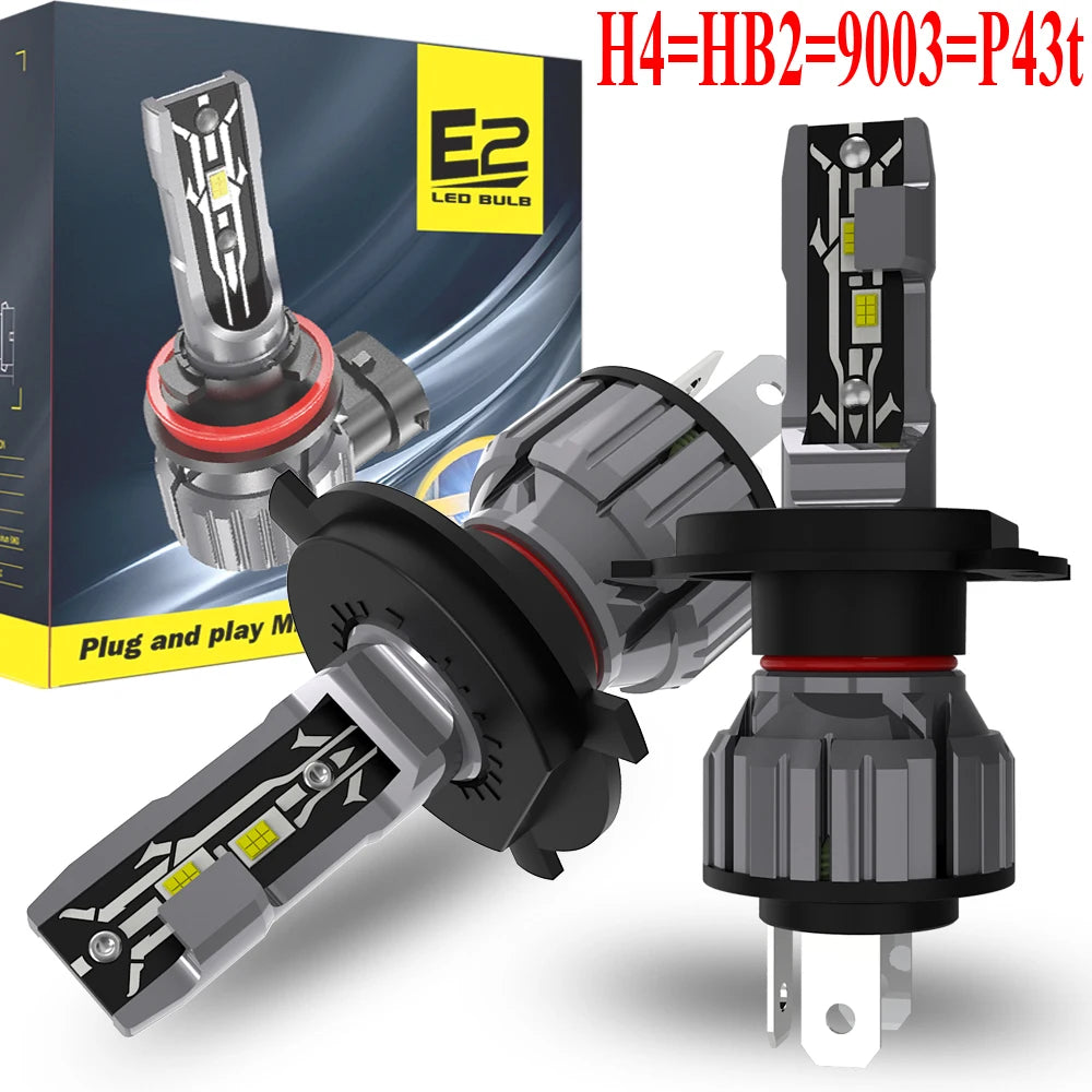 2X 9012 HIR2 9005 HIR2 H4 H7 H8 H9 H11 Led Fog Light Daytime Running Light DRL For BMW E46 E90 E60 E39 F10 F30 X5 E53 E87 6000k