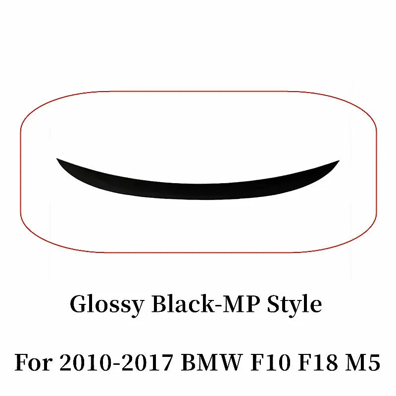 For BMW 5 Series F10 F18 M5 520i 525i 528i 530i 530i M4 M5 MP PSM Style Rear Trunk Lid Car Spoiler Wings Tuning Accessories Part