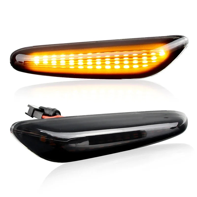 Sequential Flashing LED Turn Signal Side Marker Light For BMW E60 E61 E90 E91 E87 E81 E83 E84 E88 E92 E93 E82 E46 1 3 5 series