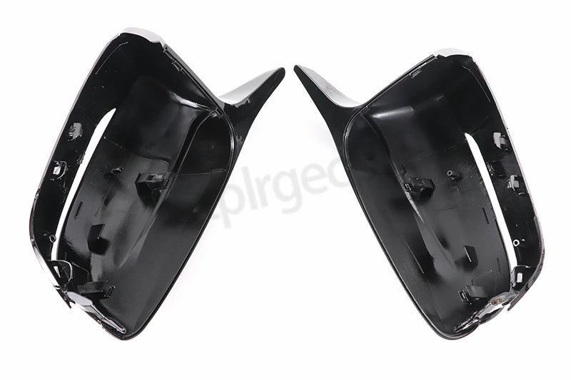 2Pcs Car Bright Black Side Rear View Mirror Cover Replacement For BMW 3 4 5 7 Series G20 G22 G30 G31 G38 G11 G12 2016 - 2022