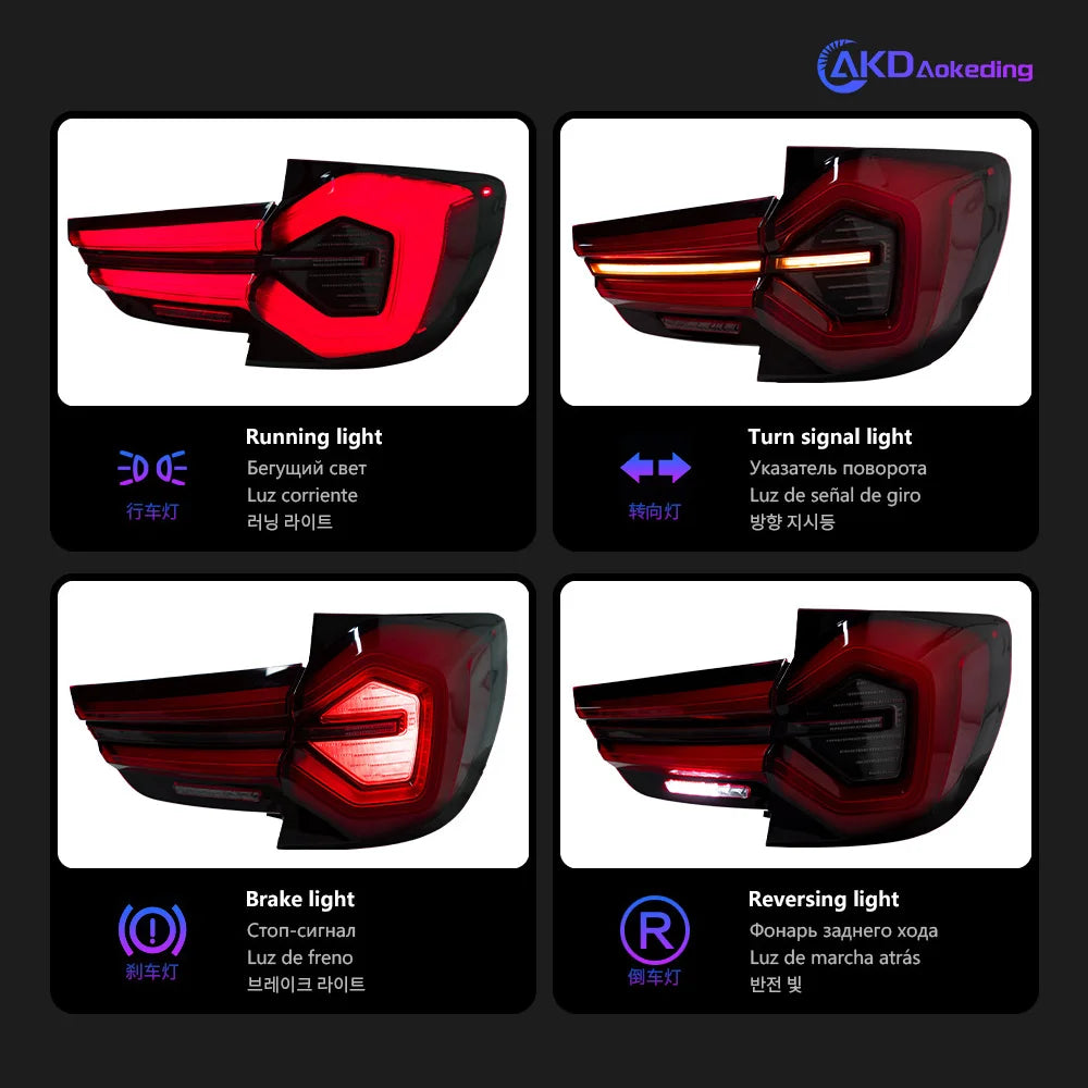 Car Lights for BMW X3 F25 2011-2017 LED Auto Taillight Assembly Upgrade 2023 The Newest G01 G08 Design Signal Lamp Accessories