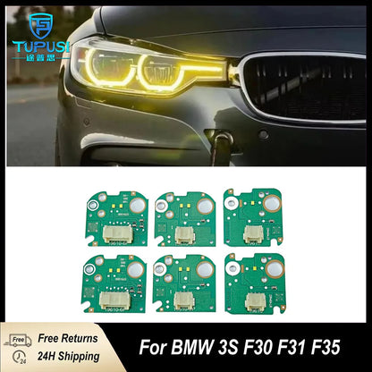 Yellow LED DRL modules for BMW F30 / F31 / F35 LCI, product photo 2