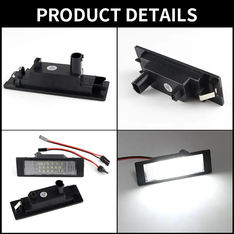 For BMW 1 Series E81 E87 E63 E64 M6 E85 E86 Z4 F12 F13 F20 K48 MINI R60 R61 LED License Number Plate Lamp Car Light Luz No Error