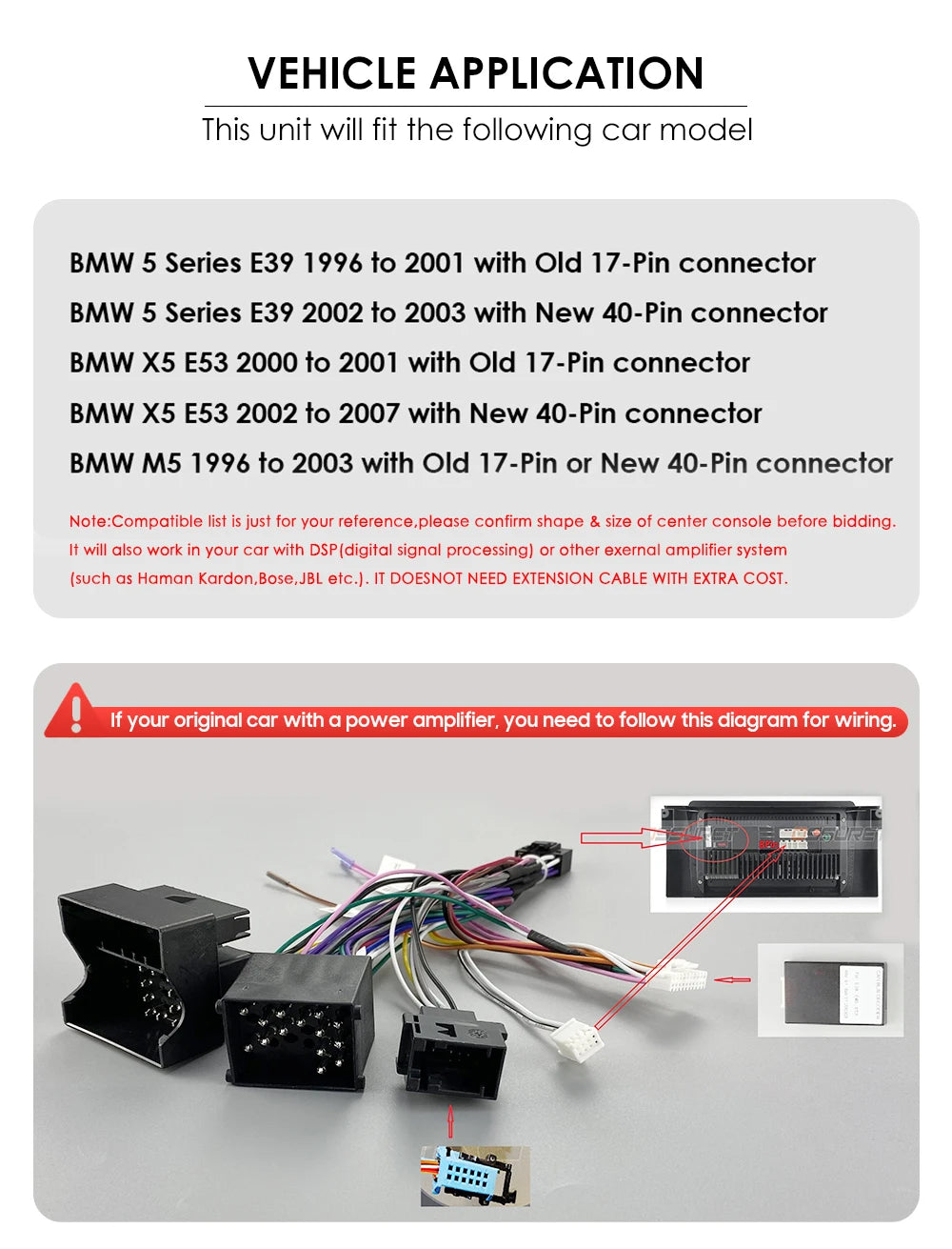 Hizpo Car Intelligent Systems for BMW 5 Series E39 X5 E53 M5 1996-2003 Multimedia 2din Autoradio Android 13 Auto Carplay 7862 4G