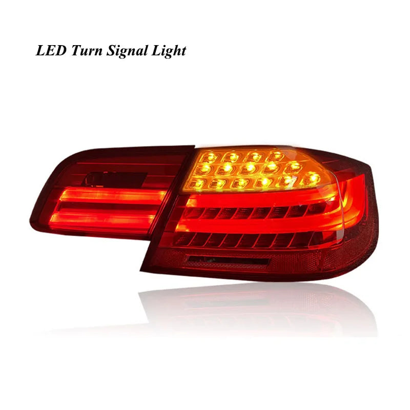 Pair LED Tail Lights For BMW 3 Series M3 E92 330i 335i M3 2005-2013 Rear Brake + Reverse+ Turn Signal Lamp Car Styling