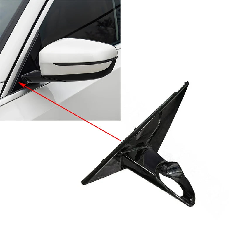 Black mirror base triangle trim for BMW 3 Series G20, G21 and G28