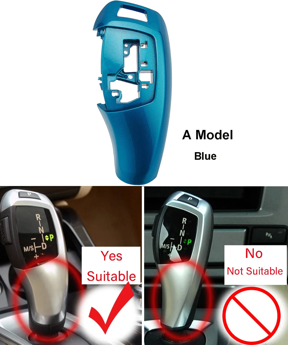 Car Gear Knob Shift Lever Cover Replacement for BMW 1 2 3 5 7 Series F10 F20 F21 F22 F11 F01 X1 X3 X4 M3 M5 F30 F25 F Chassis