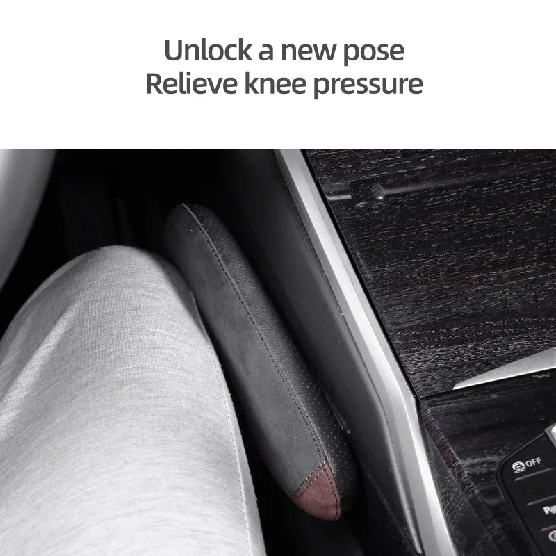 For BMW F30 F20 G20 G30 X3 G01 X5 E70 X6 E71 Made of Alcantara Car Door Armrest Elbow Pad Leg Support Cushion Anti-collision