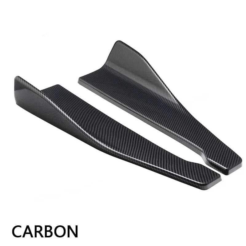 48CM Side Skirt For Car BMW E90 E46 F20 F30 E39 G20 Accessories Universal Extension Protector Rear Bumper Spoiler Diffuser Split