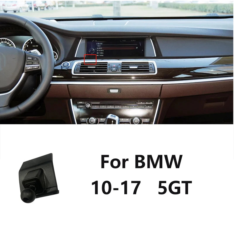 Car Special Phone Holder Stand 17mm Ball Head Base Interior GPS Mount Bracket For BMW 1/2/3/4/5/7 Series/X1X2/X3/X4/X5/X6/X7