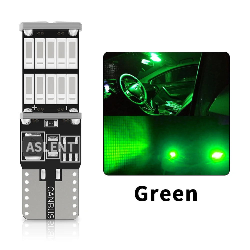 2/10x T10 W5W Canbus Car LED Bulb for BMW Mini Cooper R56 R53 E90 E46 F20 F10 E39 Z4 Interior Dome Trunk Lamp Parking Lights 12V