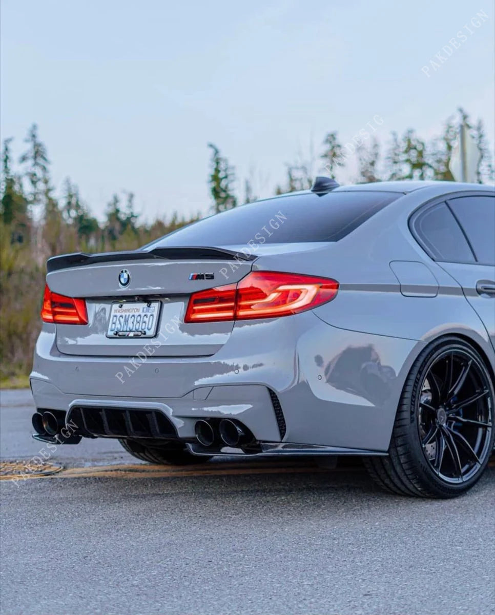 Trunk Spoiler For BMW 5 Series G30 F90 M5 520i 530i 540i M550i M550d Rear Spoiler Tail Wing Bodykits Diffuer Tuning 2017-2023