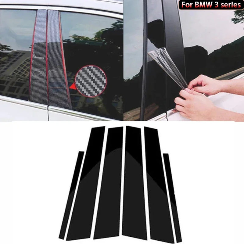 B-pillar trim stickers for BMW 3 Series E46, E90, F30