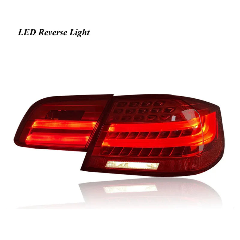 Pair LED Tail Lights For BMW 3 Series M3 E92 330i 335i M3 2005-2013 Rear Brake + Reverse+ Turn Signal Lamp Car Styling