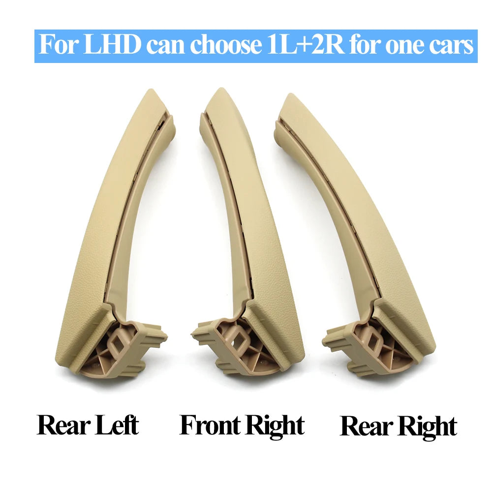 LHD RHD Interior Door Pull Handle Kit With Cover Trim Assembly Replacement For BMW 3 Series E90 E91 E92 316 318 320 325 328i
