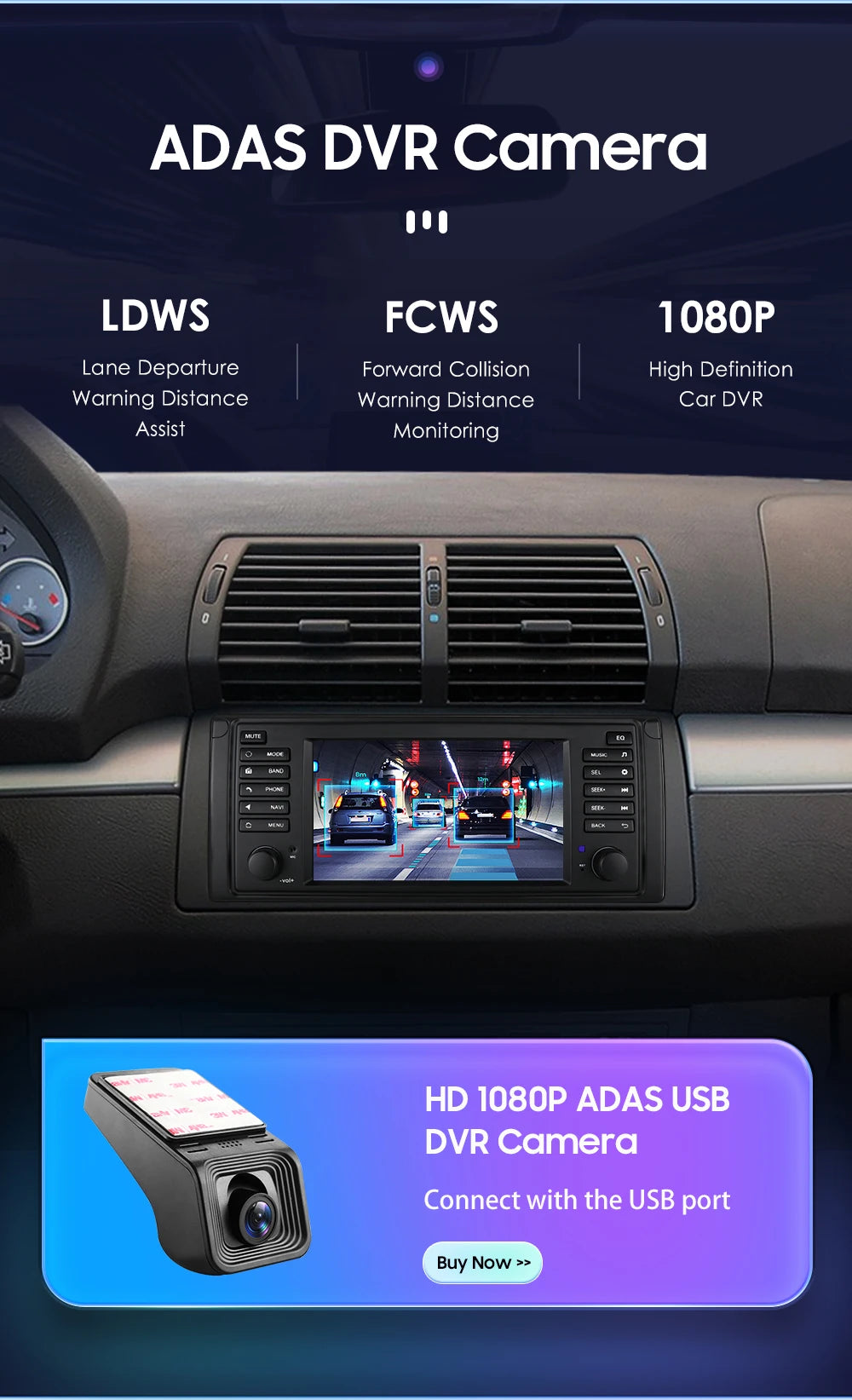 Hizpo Car Intelligent Systems for BMW 5 Series E39 X5 E53 M5 1996-2003 Multimedia 2din Autoradio Android 13 Auto Carplay 7862 4G