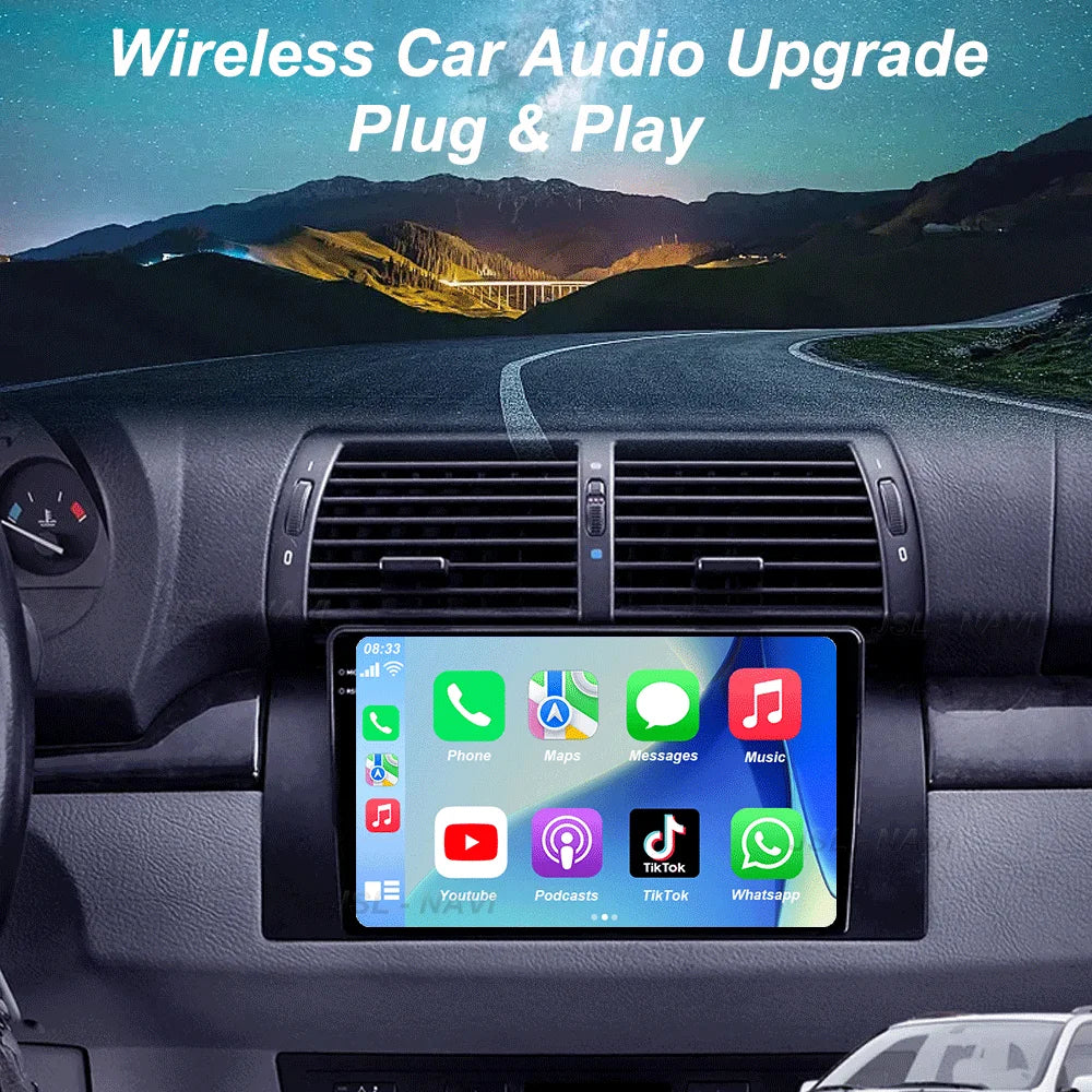 Android Autoradio 15 For BMW X5 E39 E53 1999 - 2006  Multimedia Video Player Stereo Navigation GPS No 2din 2 din dvd