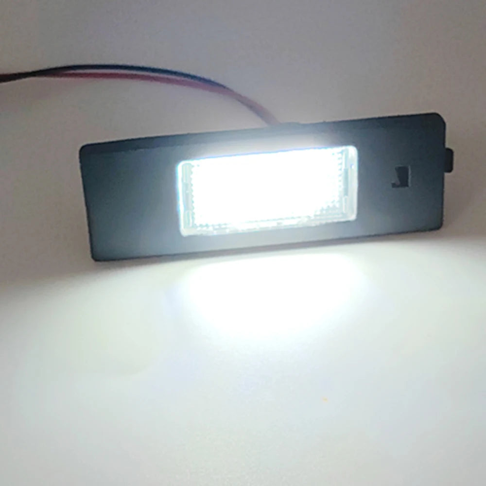 2pcs For BMW LED License Number Plate Lamp 1 Series E81 E87 E63 E64 M6 E85 E86 Z4 F12 F13 F20 K48  Xenon White
