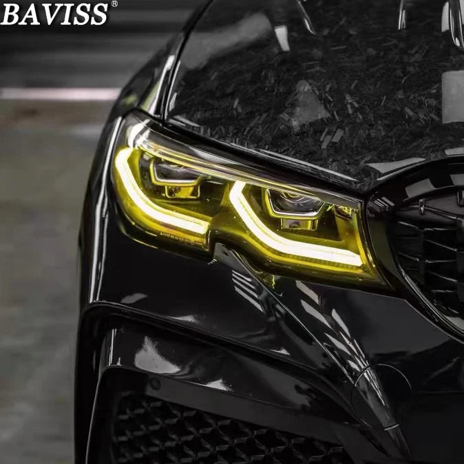 Lemon Yellow DRL CSL Style For 2019-2022 BMW 3 series CSL Yellow G20 G21 Laser daytime running lights Module 8496134 63118496134