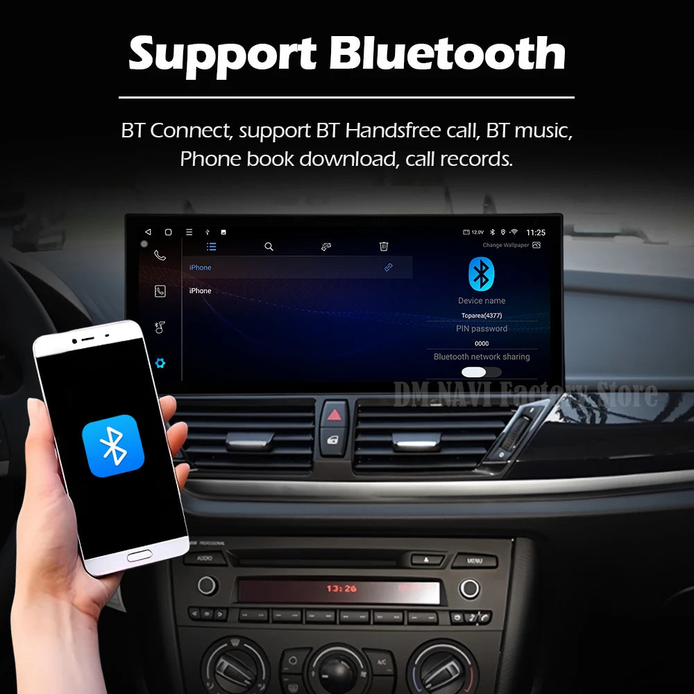 Android OS for BMW X3 G01 X4 G02 2018 - 2020 EVO System Car Radio Video Player Carplay DSP Stereo 12.3 inch Touch Screen 4G WiFi