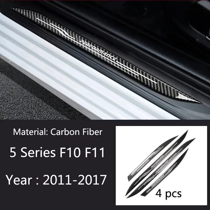For BMW 1 2 3 4 5 Series F10 F20 F30 F34 X3 X5 X6 Accessories Welcome pedal Door Sill Scuff Plate Guards Protector Cover strip