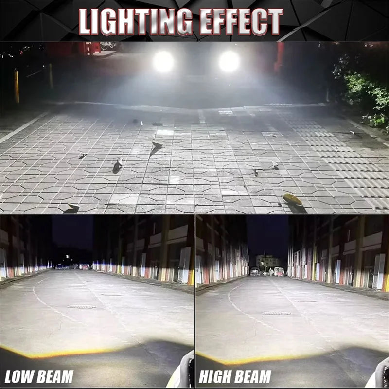 3000W New H4/9003/HB2 LED Headlight Bulb Projector Canbus Super Bright LED 4000000LM 6500K Hi/Low Beam Apply For Car&Motorcycle