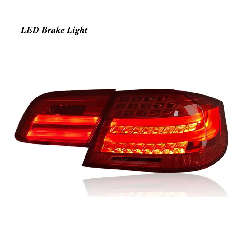 Pair LED Tail Lights For BMW 3 Series M3 E92 330i 335i M3 2005-2013 Rear Brake + Reverse+ Turn Signal Lamp Car Styling
