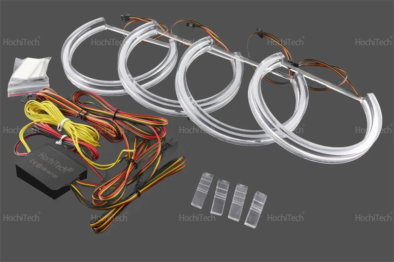 APP Dynamic Angel Eyes Rings Light DRL with Turn Signal Light for BMW 3 5 7 Series E36 E46 E39 E38 728i 740d 325i 328i 740i 730d
