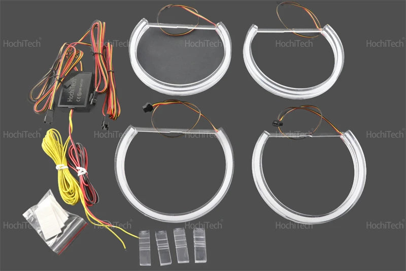 APP Dynamic Angel Eyes Rings Light DRL with Turn Signal Light for BMW 3 5 7 Series E36 E46 E39 E38 728i 740d 325i 328i 740i 730d