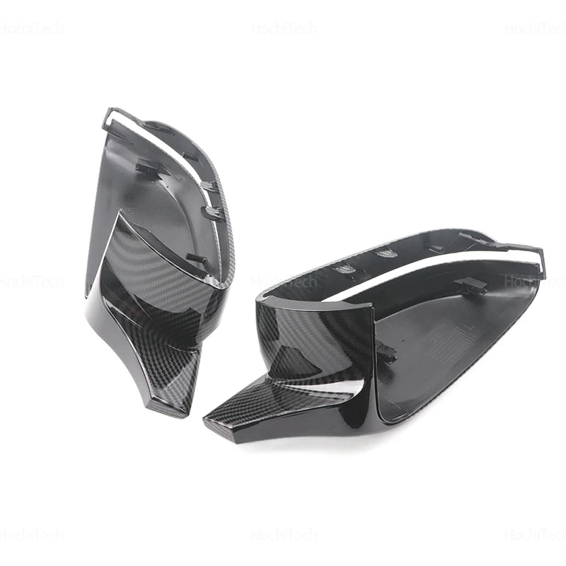 For BMW 3 4 5 7 8 Series G20 G21 G30 G38 G22 G23 G11 G12 G15 G16 Carbon Fiber Glossy Black Replacement Side Mirror Covers Cap