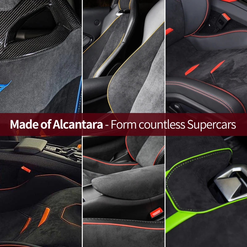 Made of Alcanrata For BMW G20 G22 G07 F44 i4 G29 X3 G01 X5 G05 G06 Gear Shifter Panel Frame Sticker Car Interior Trim Accessory