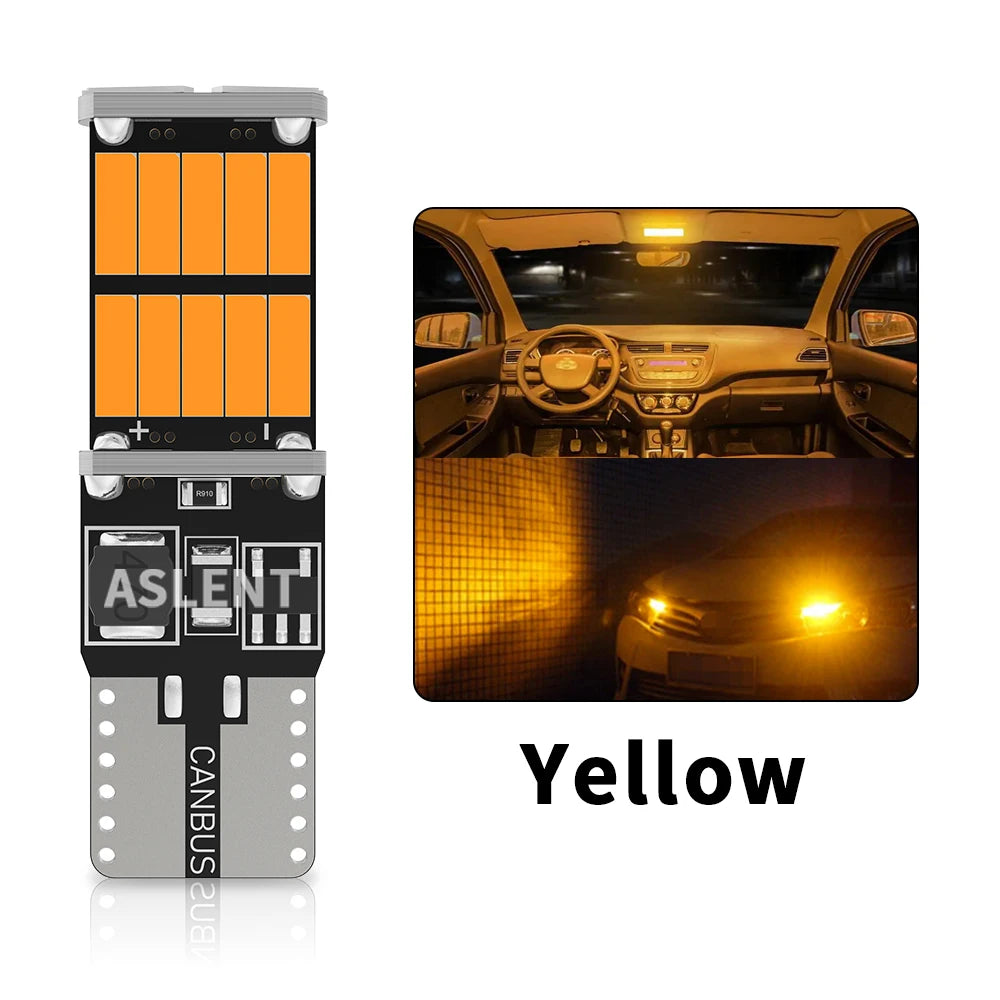 2/10x T10 W5W Canbus Car LED Bulb for BMW Mini Cooper R56 R53 E90 E46 F20 F10 E39 Z4 Interior Dome Trunk Lamp Parking Lights 12V