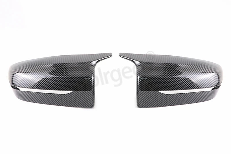 2Pcs Car Bright Black Side Rear View Mirror Cover Replacement For BMW 3 4 5 7 Series G20 G22 G30 G31 G38 G11 G12 2016 - 2022