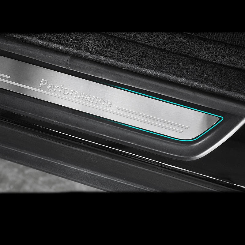 For BMW 1 2 3 4 5 Series F10 F20 F30 F34 X3 X5 X6 Accessories Welcome pedal Door Sill Scuff Plate Guards Protector Cover strip