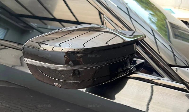 Carbon Fiber Glossy Black Replacement Side Mirror Covers Cap For BMW 3 4 5 7 8 Series G20 G21 G30 G38 G22 G23 G11 G12 G15 G16
