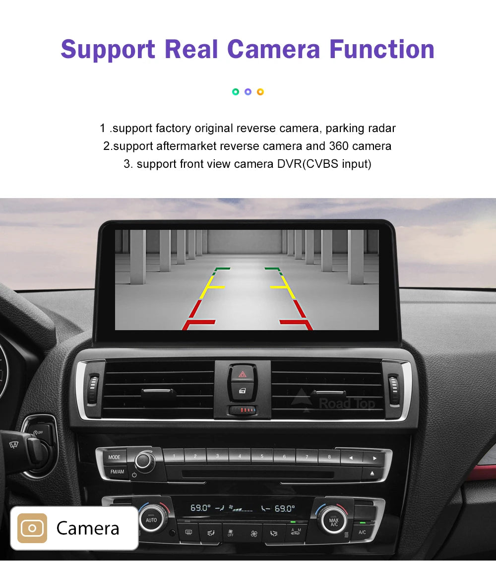 1920*720 Multimedia Touch Screen For BMW 1/2/3/4 Series F20/F21/F22/F30/F31/F33/F34/F36 Android Auto NBT System Wireless Carplay