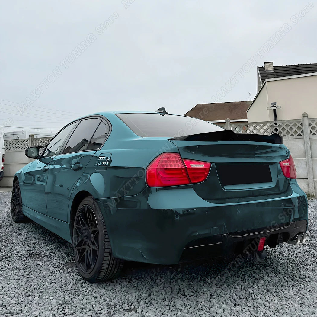 Rear Bumper Splitter Lip Spoiler For BMW 3 Series E90 E91 M Sport 2005-2012 MP Style Rear Diffuser Guard Car Replacement Part