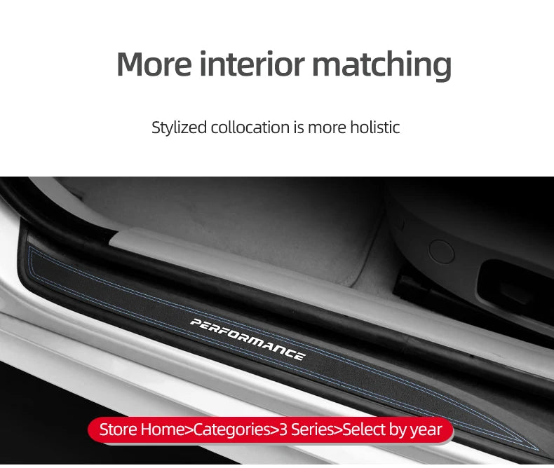 For BMW Series 3 E90 E92 E93 2005-2012 Car Interior Gear Shifter Panel Trims Stickers Made of Alcantara Performance Accessories