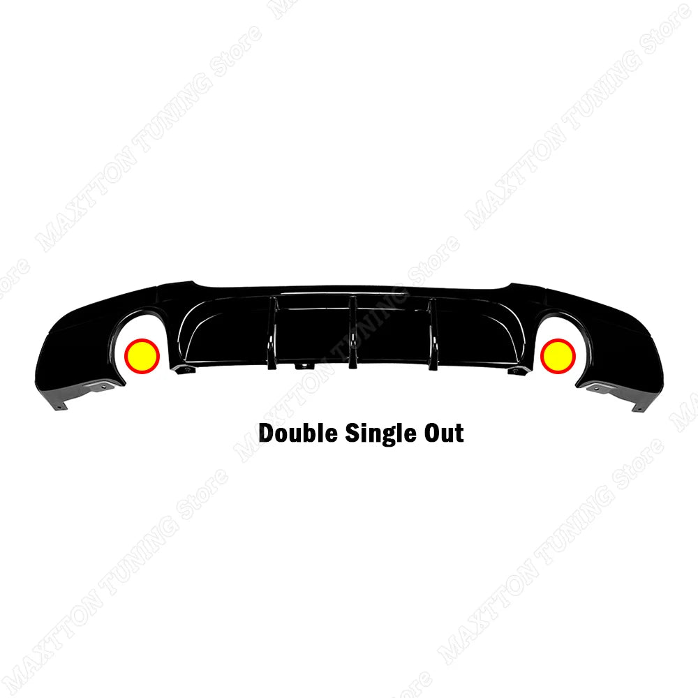 Rear Bumper Splitter Lip Spoiler For BMW 3 Series E90 E91 M Sport 2005-2012 MP Style Rear Diffuser Guard Car Replacement Part