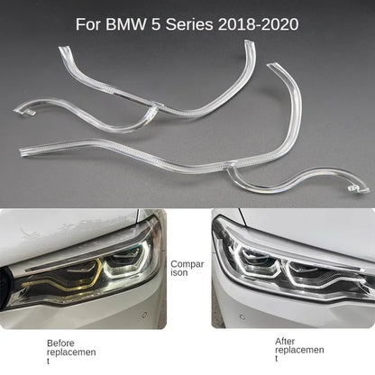 DRL light guide for BMW 5 Series G30 LED headlights