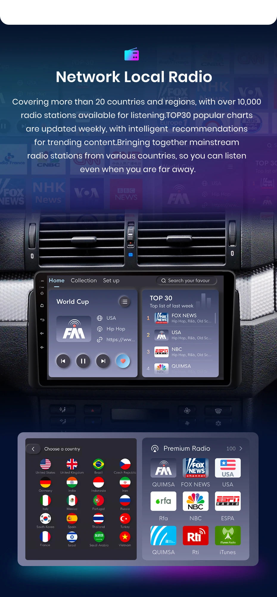 Junsun Wireless CarPlay Android Auto Car Radio For BMW M3 E46 1998-2006 GPS Multimedia 2 din Intelligent Systems Stereo