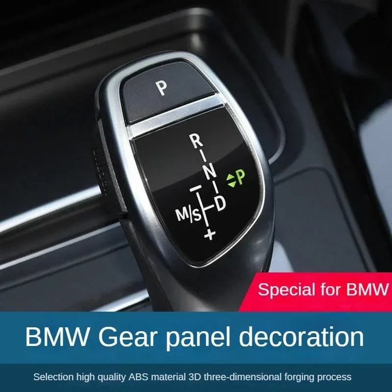 Car Gear Shift Knob Panel Cover For BMW 1 2 3 4 5 7 Series F10 F11 F01 F02 X1 X3 X4 X5 X6 M3 M5 F30 F32 F48 F25 F15 F16