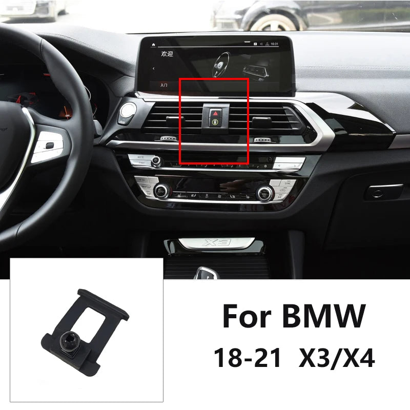 Car Special Phone Holder Stand 17mm Ball Head Base Interior GPS Mount Bracket For BMW 1/2/3/4/5/7 Series/X1X2/X3/X4/X5/X6/X7