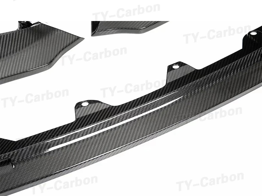For BMW 3 Series 4 Series G80 G81 G82 G83 M3 M4 Real Carbon Fiber Front Lip  V BodyKit Bumper Splitter Car Accessories 2021-2023