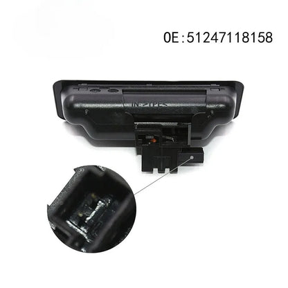 Boot lid release switch for BMW E90, E60, E70 and other E-series, alternate view 2