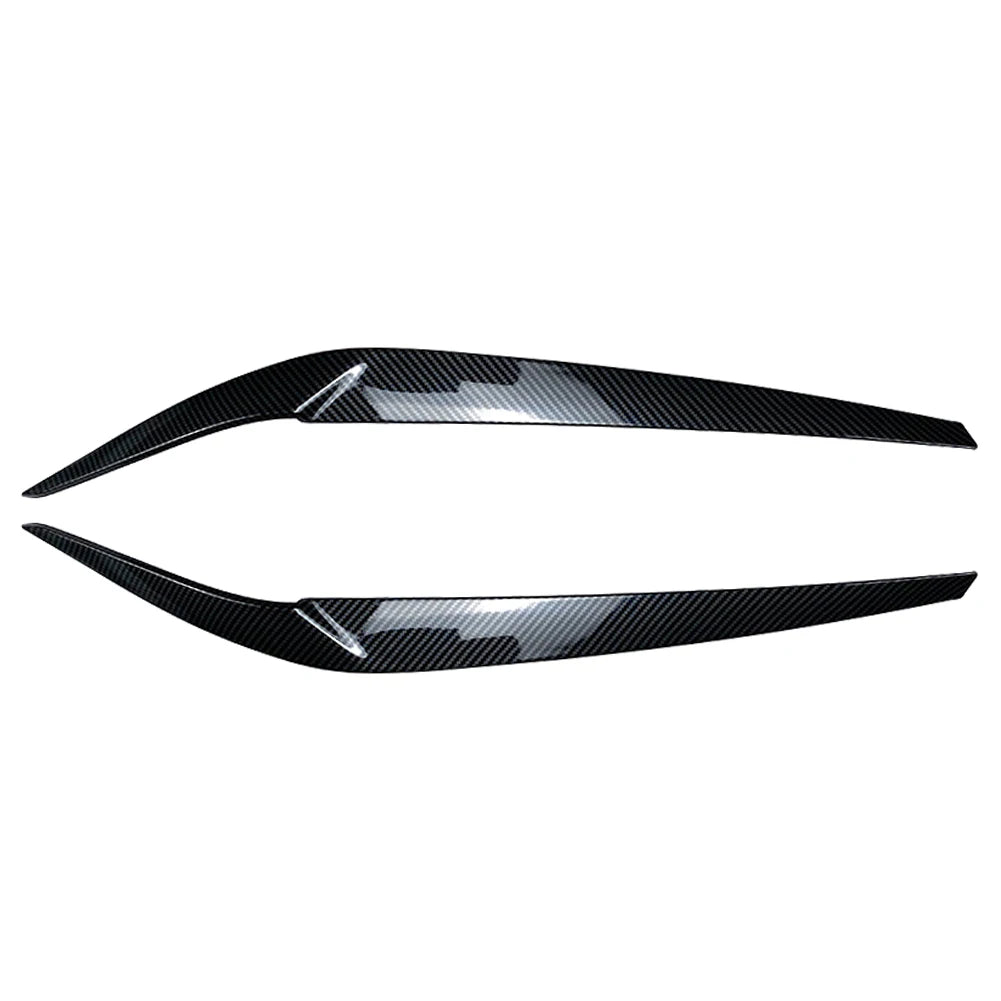 Car Front Headlight Eyebrow Eyelid Cover Trim For BMW 5 Series G30 G31 G38 F90 M5 525I 530I 540I 2017 2018 2019 2020 2021