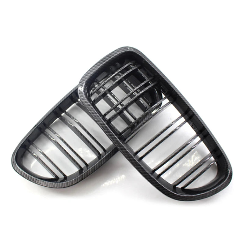 Car Gloss Black Kidney Grill Dual Slats Racing Grill For BMW 5 Series F10 F11 F18 520d 530d 540i 2010-2017 Replacement Part