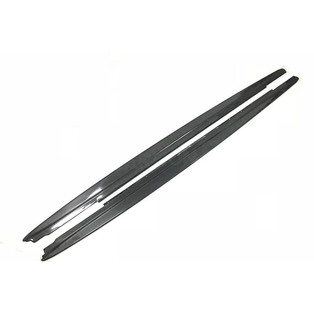 Side Skirt Extensions, Carbon Look, for BMW 5 Series G30 / G31 (2017-2023)