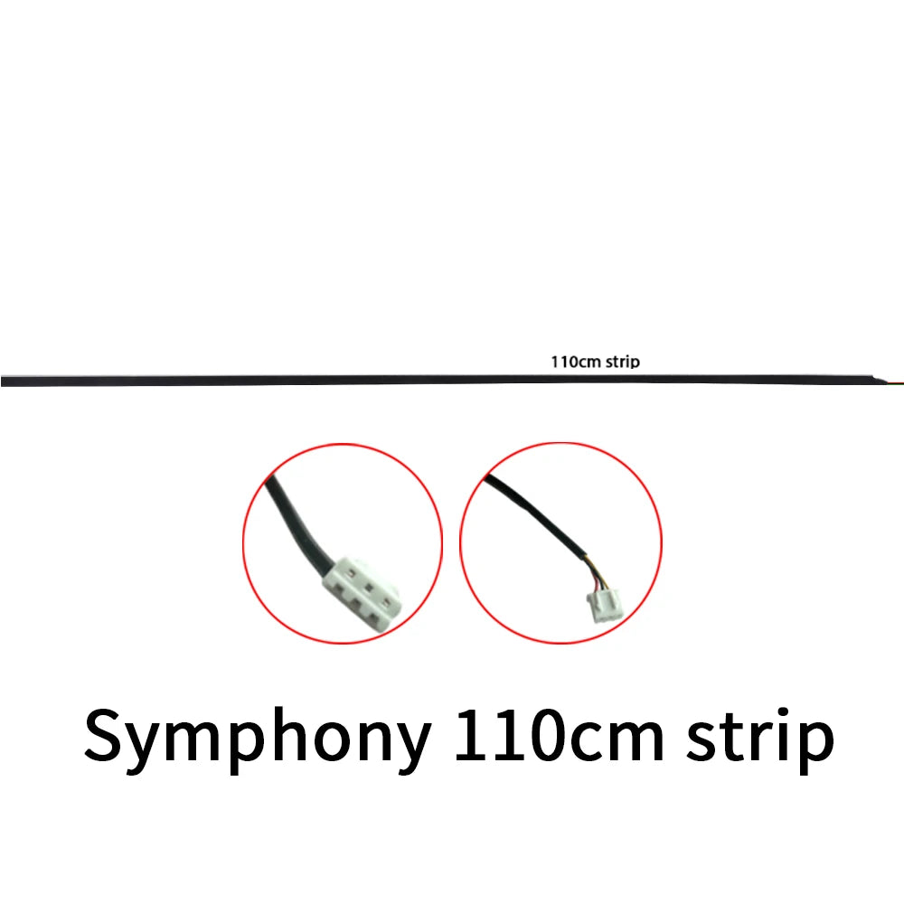 RGBIC "LED Lamp" App Symphony Full Colors Streamer LED Ambient Light Accessories 3wire Strip (4 wire RGB Door/Storage/Footlight)