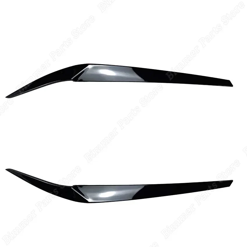 Car Front Headlight Eyelid Eyebrow For BMW 5 Series G30 G31 G38 F90 M5 525i 530i 540i 2017-2021 Headlamp Cover Trims 3D Stickers